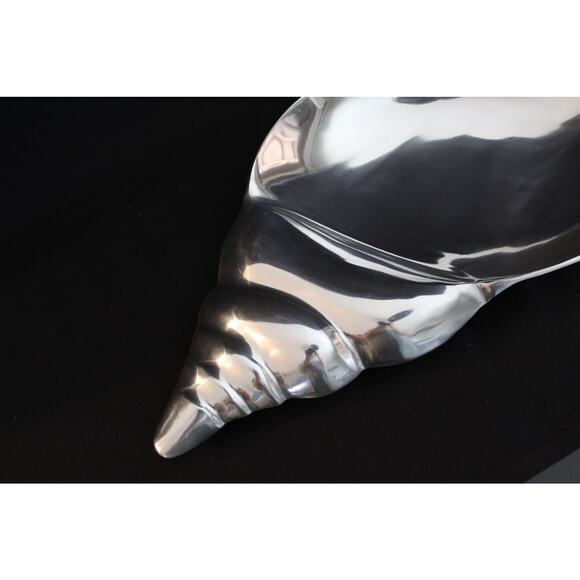 Paradigm Exclusive Cast Aluminum Seashell Sea Shell Catch All Decorative Dish - Picture 3 of 5